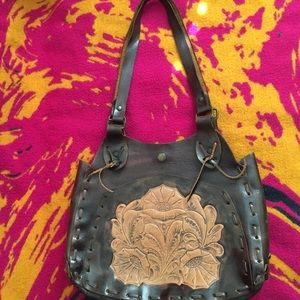Vintage Bags - 70’s tooled leather purse vintage leather handbag Vintage Bags - 70’s tooled leather purse vintage leather handbag